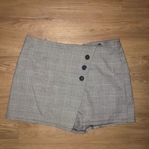 Plaid skort